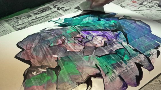 初心者でもあっという間に描けた抽象画の描き方。 – KEISUI ART STUDIO